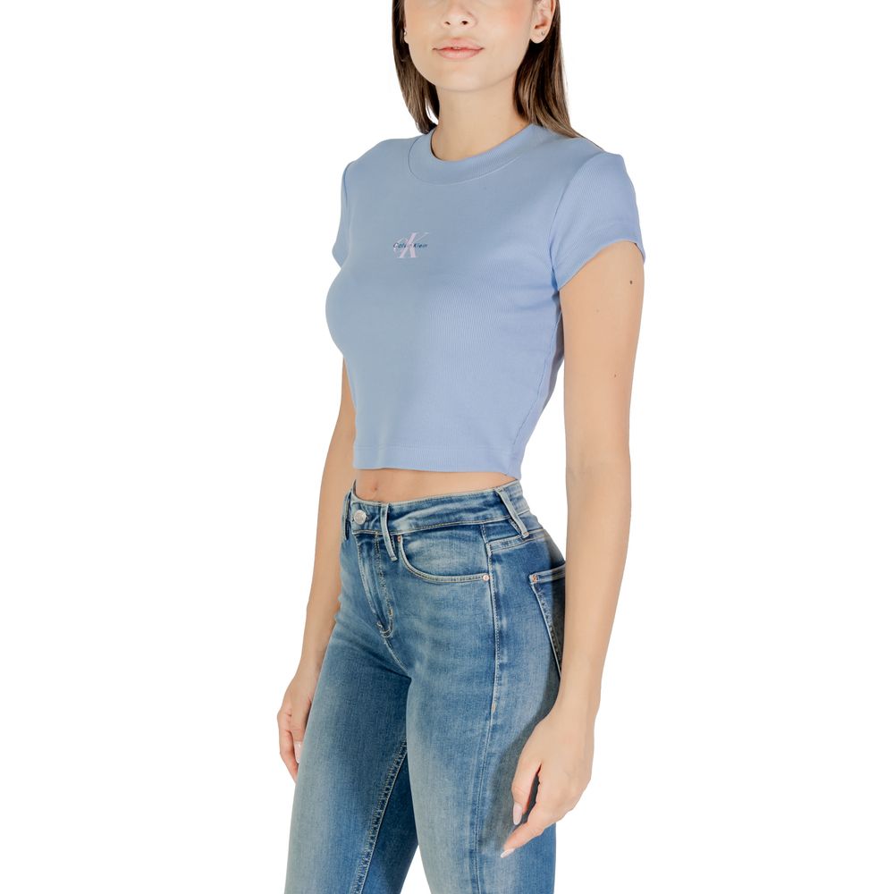 Blue Cotton T-Shirt
