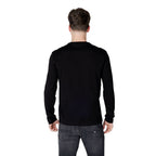 Black Cotton Long Sleeve T-Shirt
