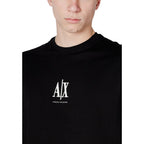 Black Cotton Long Sleeve T-Shirt