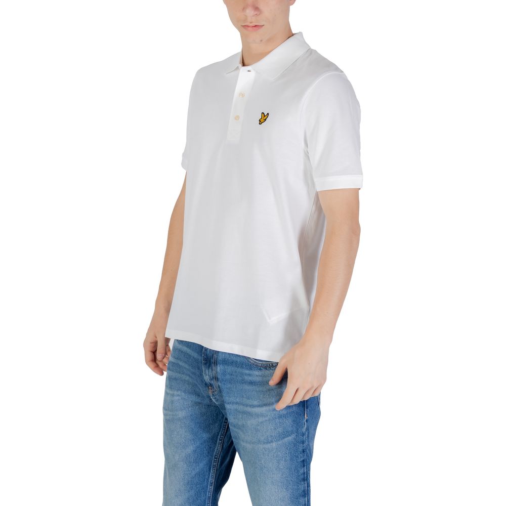 White Cotton Polo Shirt