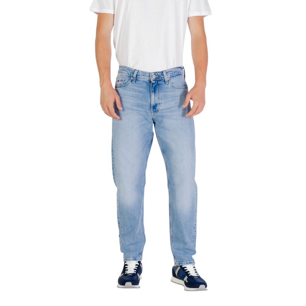 Light Blue Recycled Cotton Slim Fit Jeans
