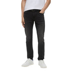 Black Cotton Skinny Jeans