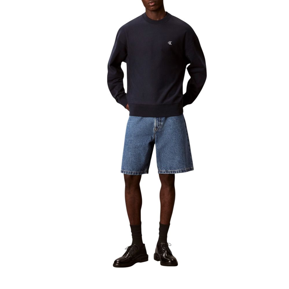 Blue Cotton Sweatshirt