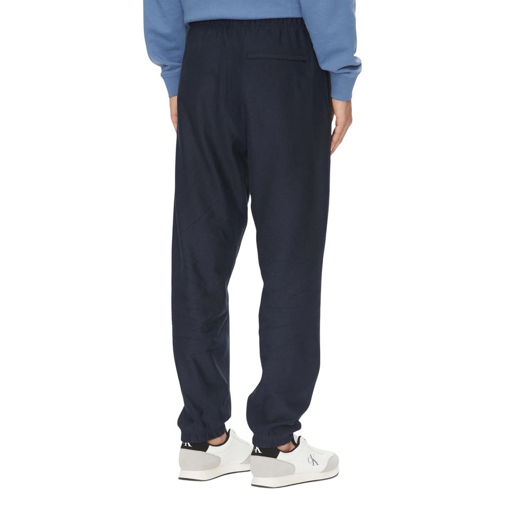 Blue Cotton Joggers (Workout Pants)