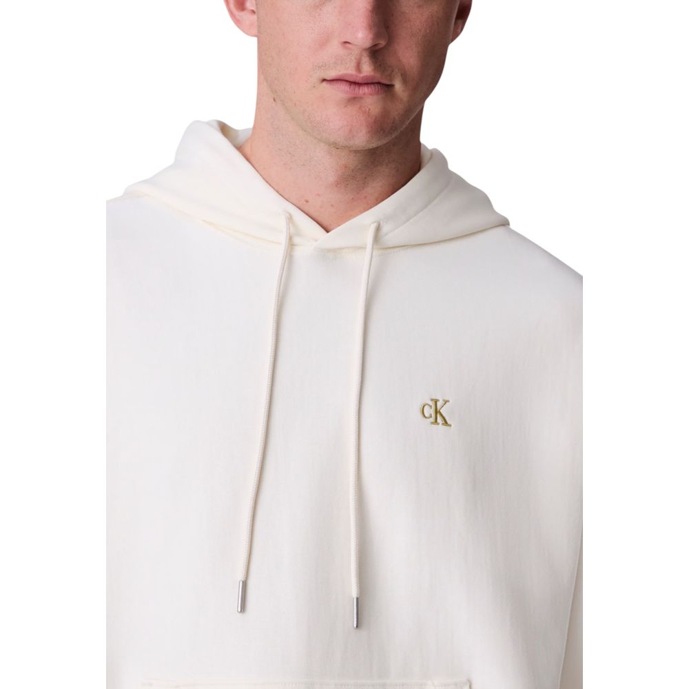 White Cotton Hoodie