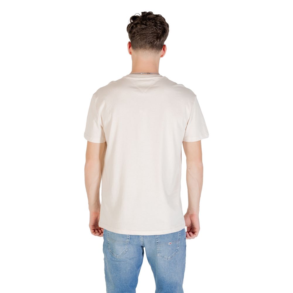 Beige Recycled Cotton T-Shirt