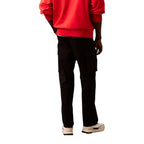 Black Cotton Cargo Pants