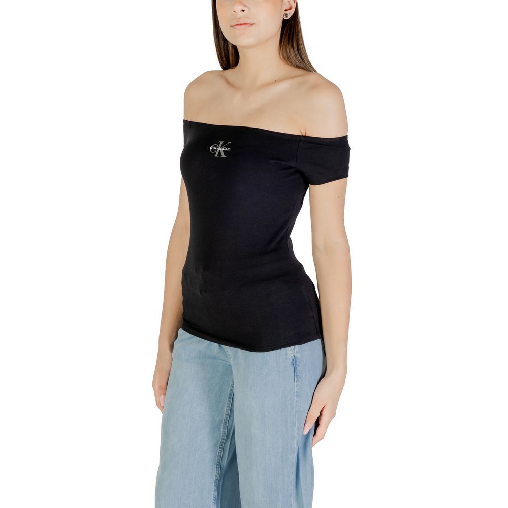 Black Cotton T-Shirt