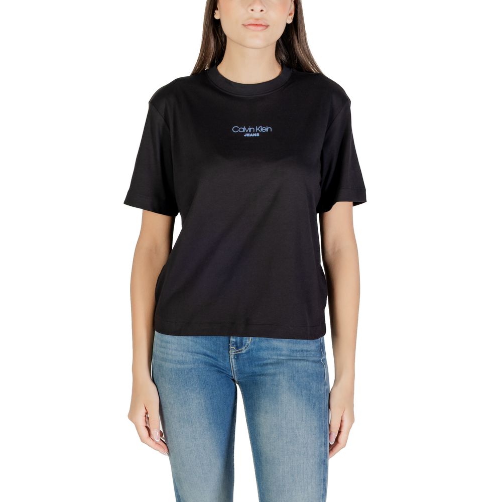 Black Cotton T-Shirt