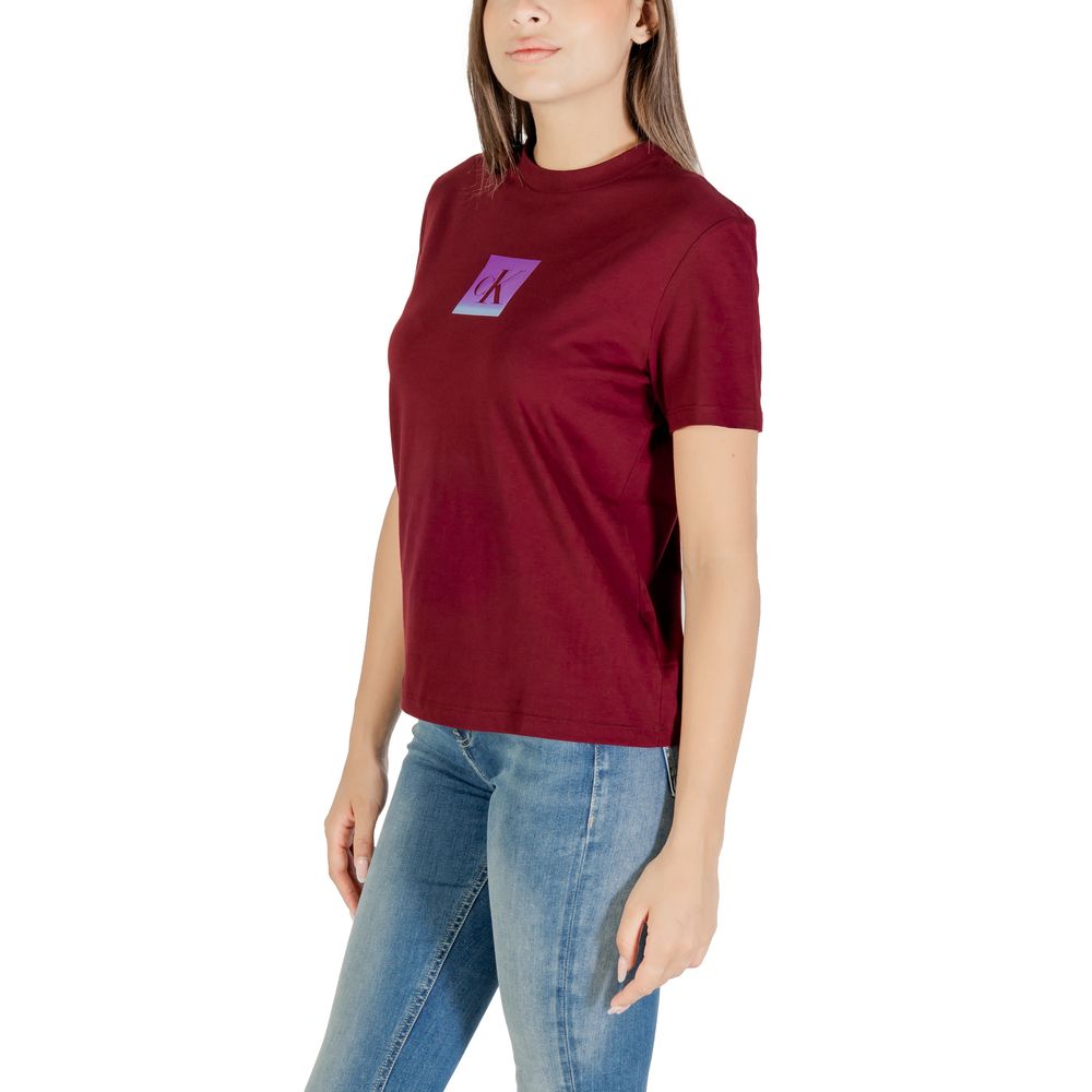 Bordeaux Cotton T-Shirt