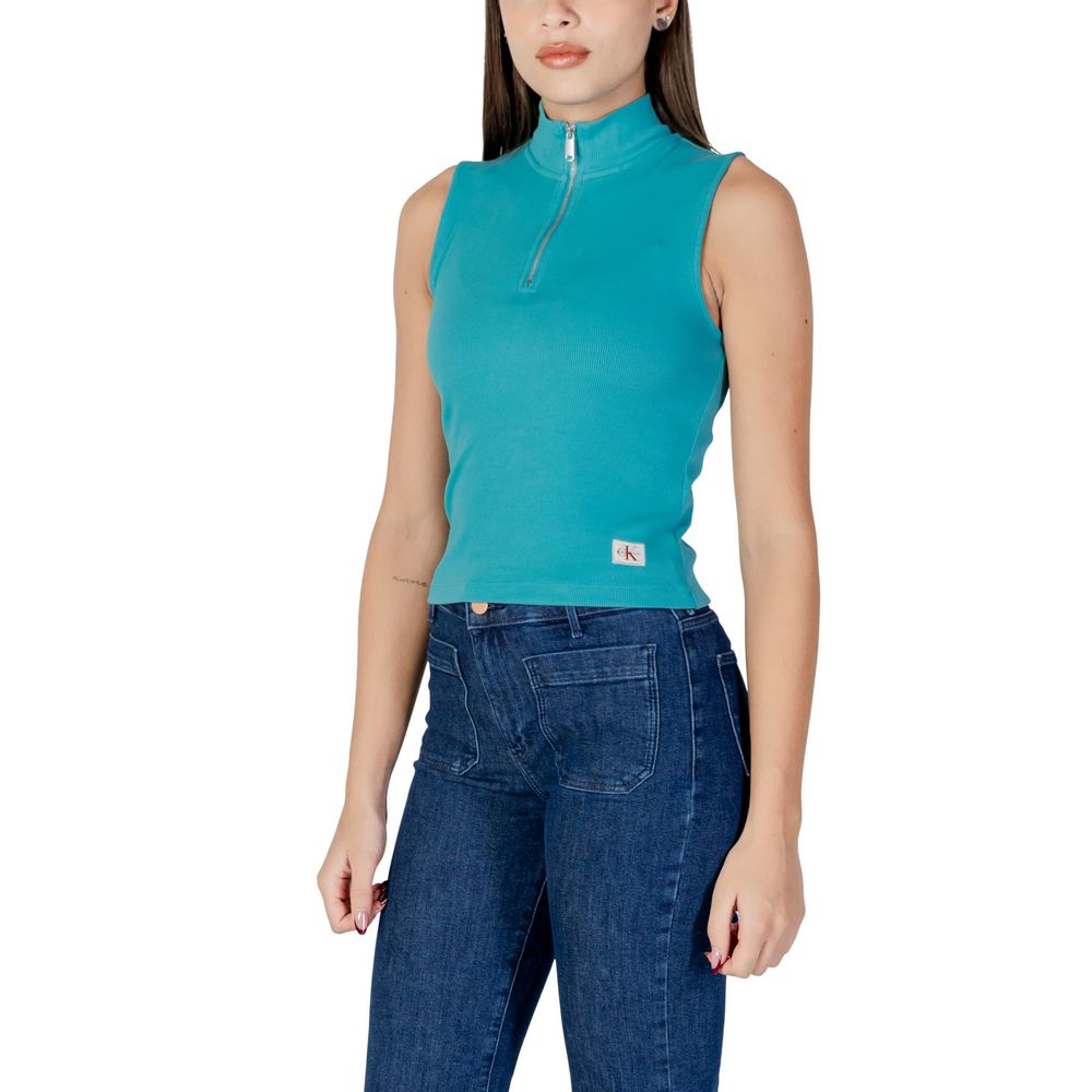 Turquoise Cotton Top