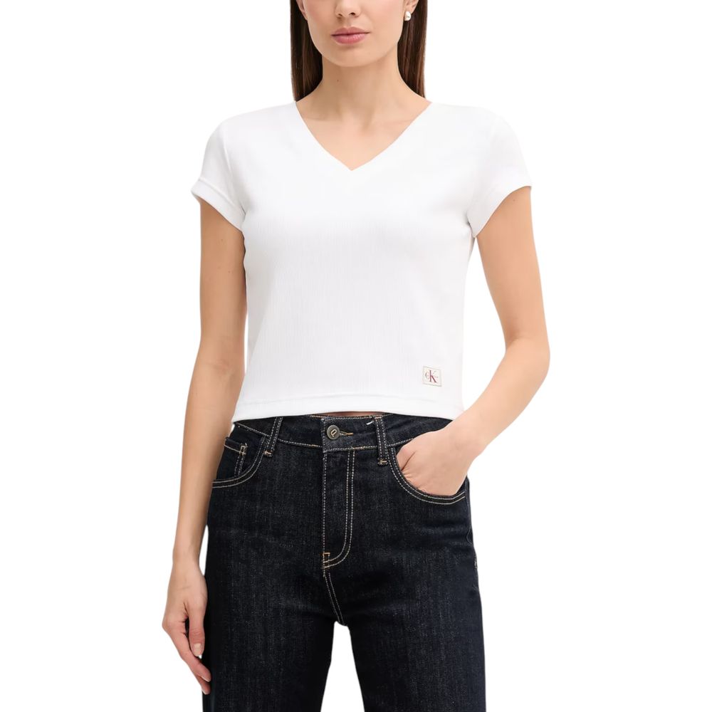 White Cotton T-Shirt