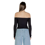 Black Recycled Cotton Long Sleeve T-Shirt