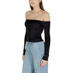 Black Recycled Cotton Long Sleeve T-Shirt