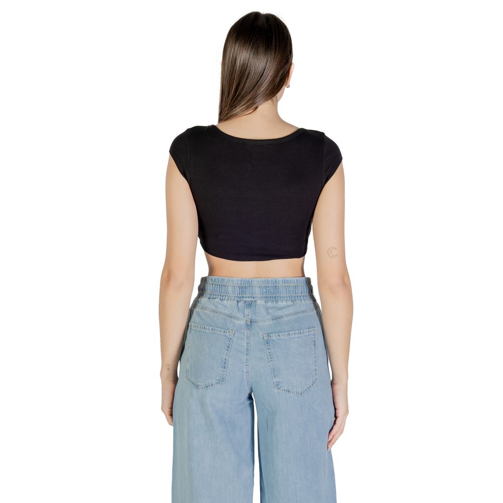 Black Cotton T-Shirt