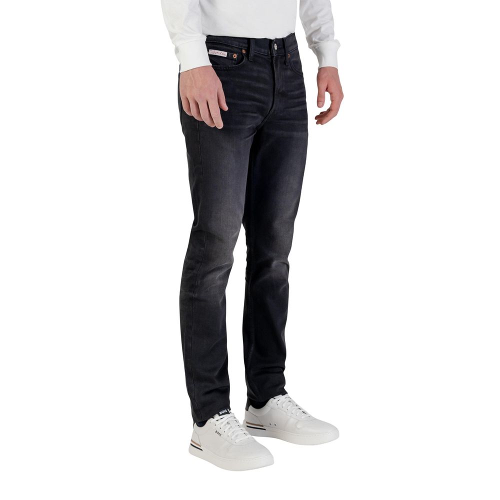 Blue Cotton Skinny Jeans