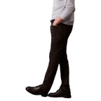 Black Cotton Skinny Jeans