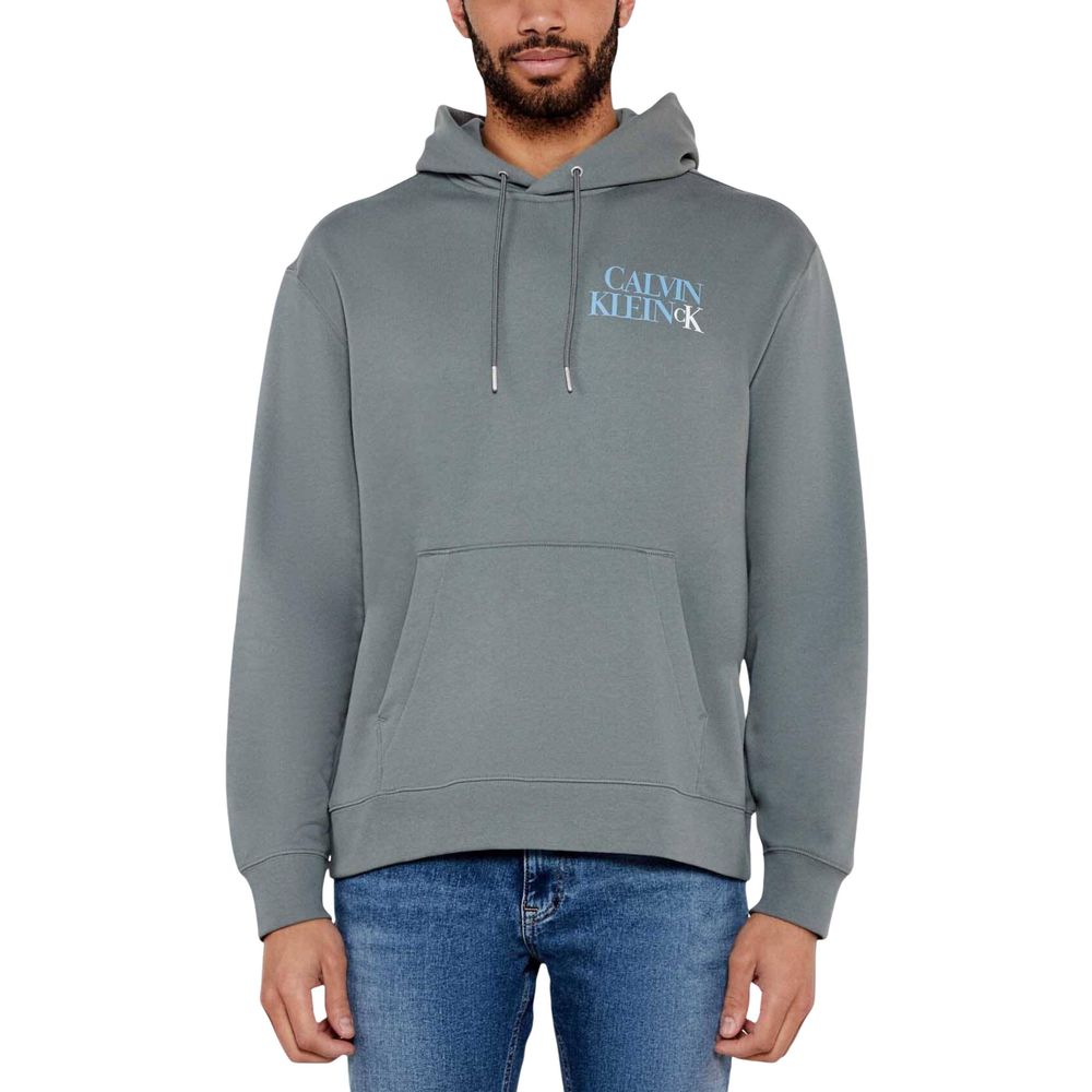 Gray Cotton Hoodie