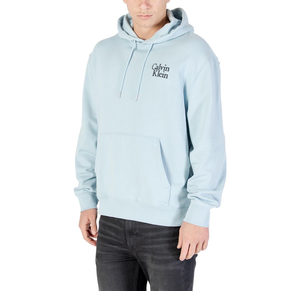 Blue Cotton Hoodie