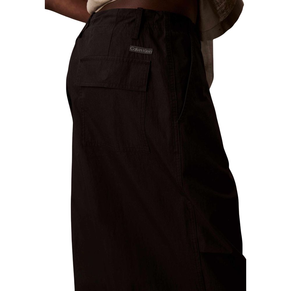 Black Cotton Joggers (Workout Pants)