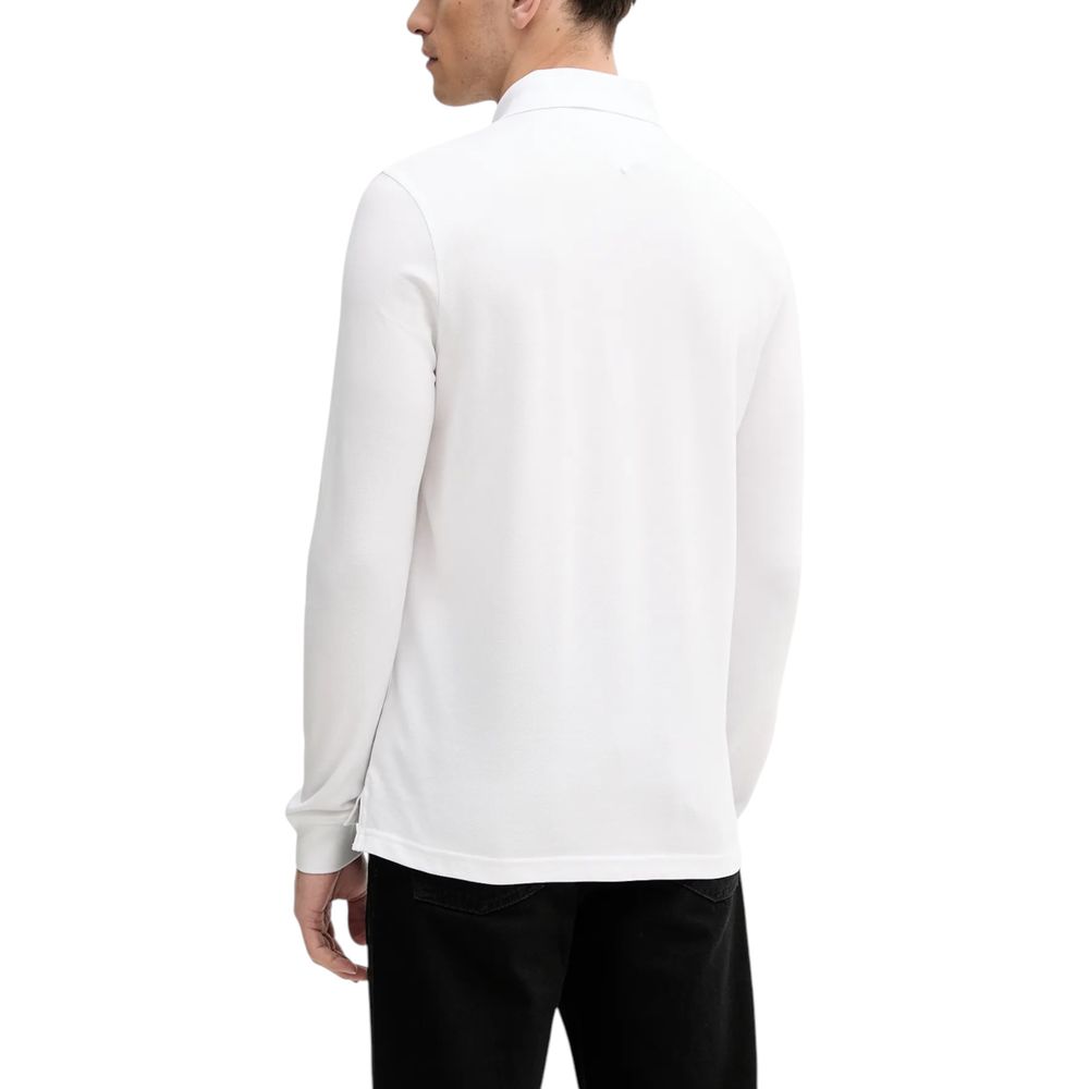 White Organic Cotton Long Sleeve T-Shirt
