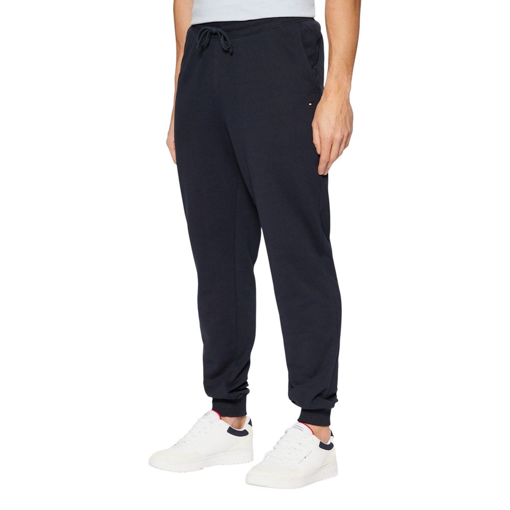 Blue Cotton Joggers (Workout Pants)