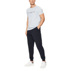 Blue Cotton Joggers (Workout Pants)