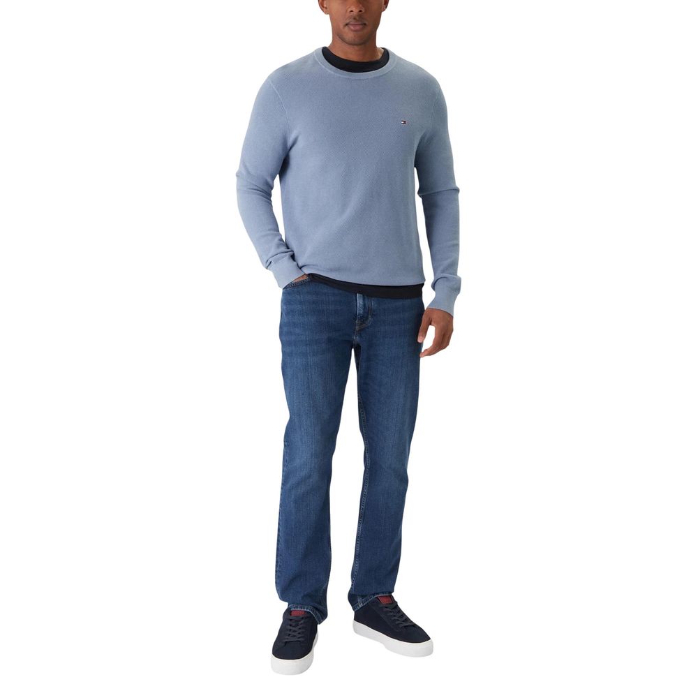 Blue Recycled Cotton Relaxed Fit Jeans