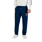 Blue Recycled Cotton Joggers (Workout Pants)
