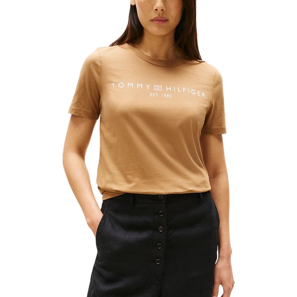 Brown Recycled Cotton T-Shirt