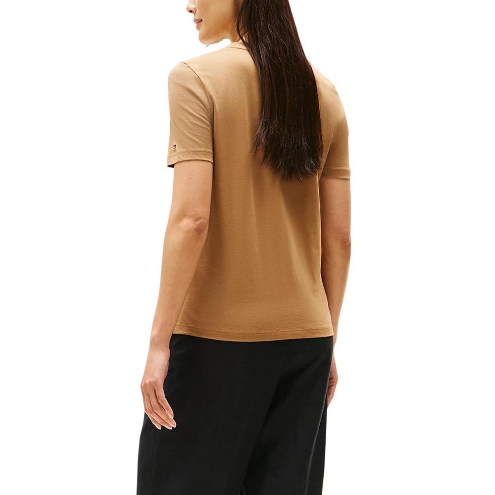 Brown Recycled Cotton T-Shirt