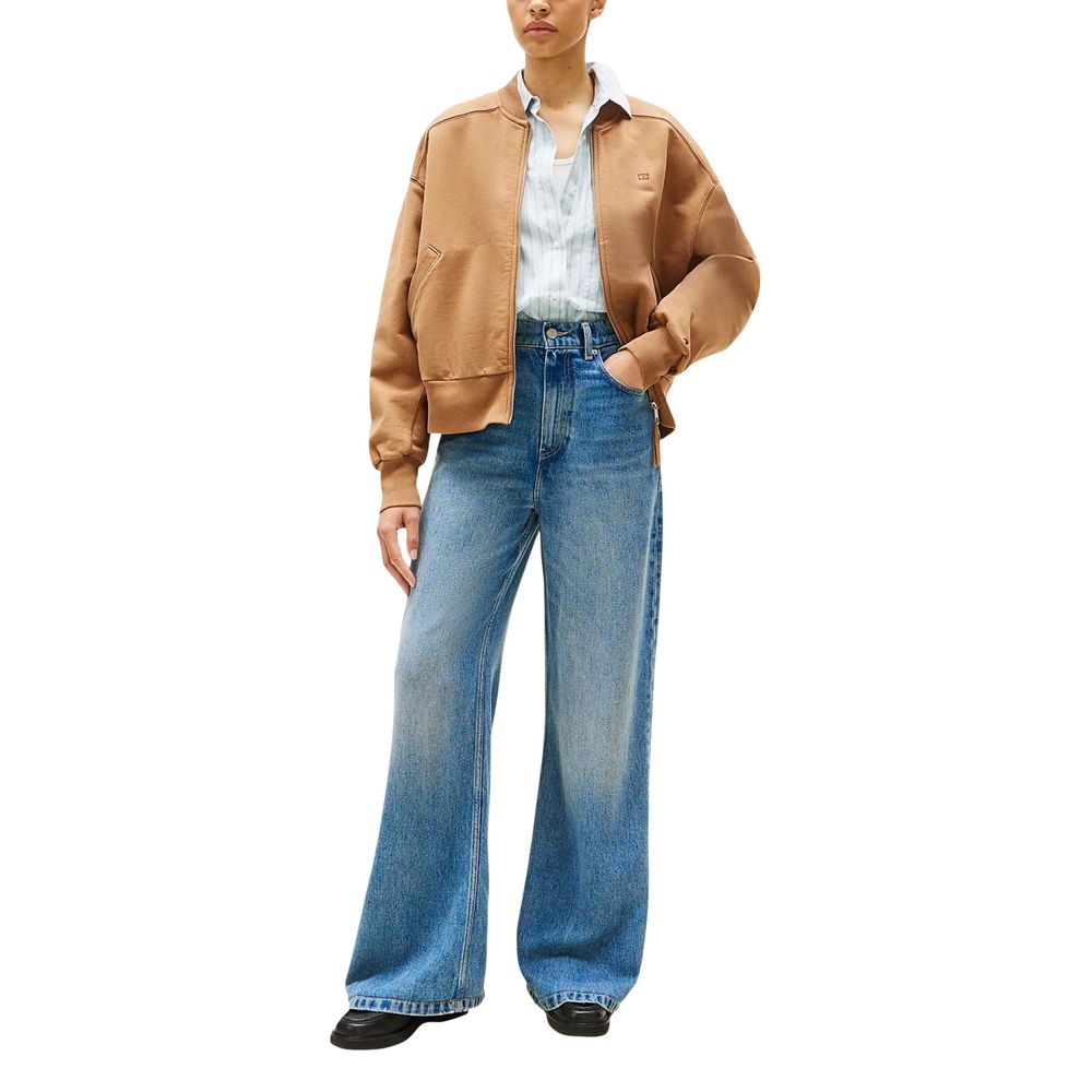 Blue Lyocell Bootcut Jeans