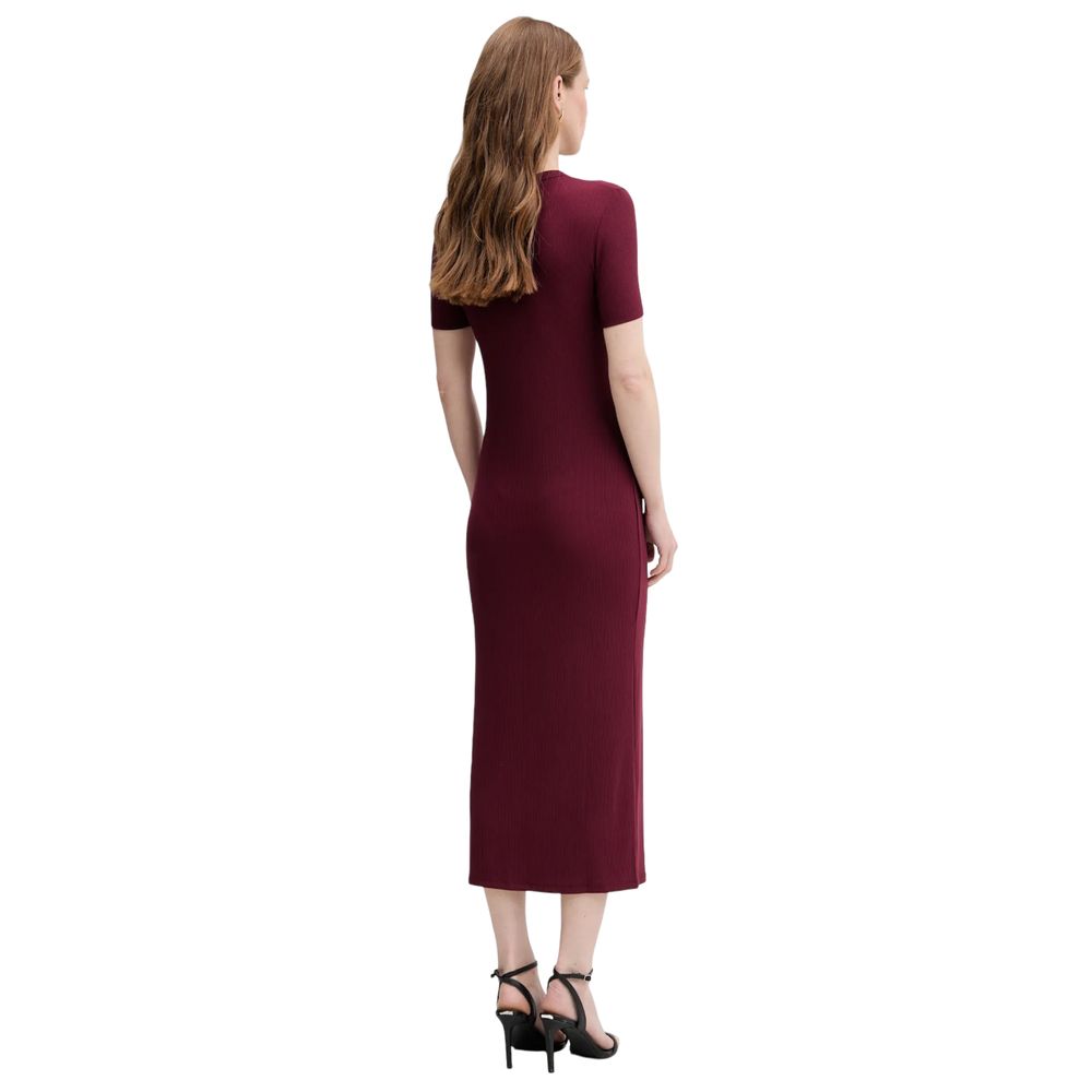 Bordeaux Modal Long Dress