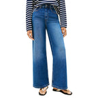 Blue Recycled Cotton Relaxed Fit Jeans