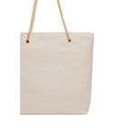 Beige Polyethylene Handbag