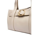 Gray Polyethylene Handbag