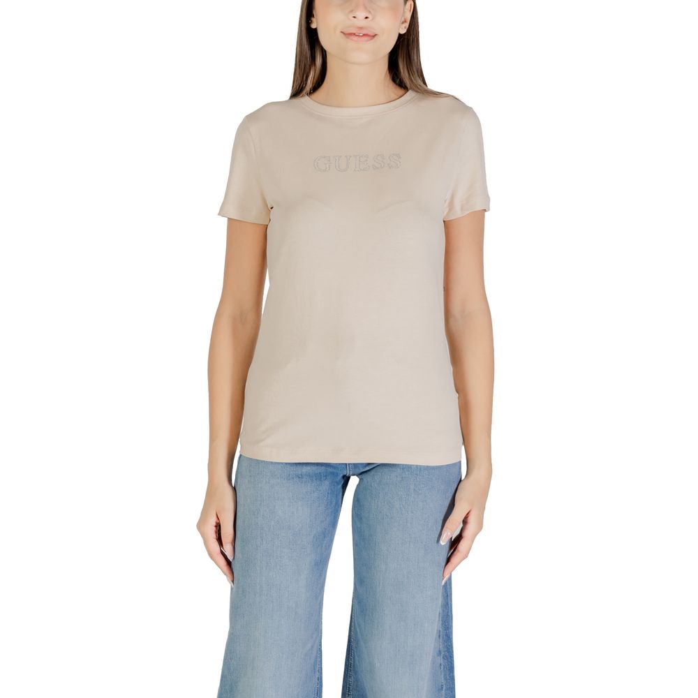 Beige Cotton T-Shirt