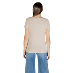 Beige Cotton T-Shirt