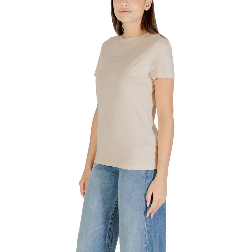 Beige Cotton T-Shirt