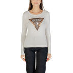 Cream Cotton Long Sleeve T-Shirt