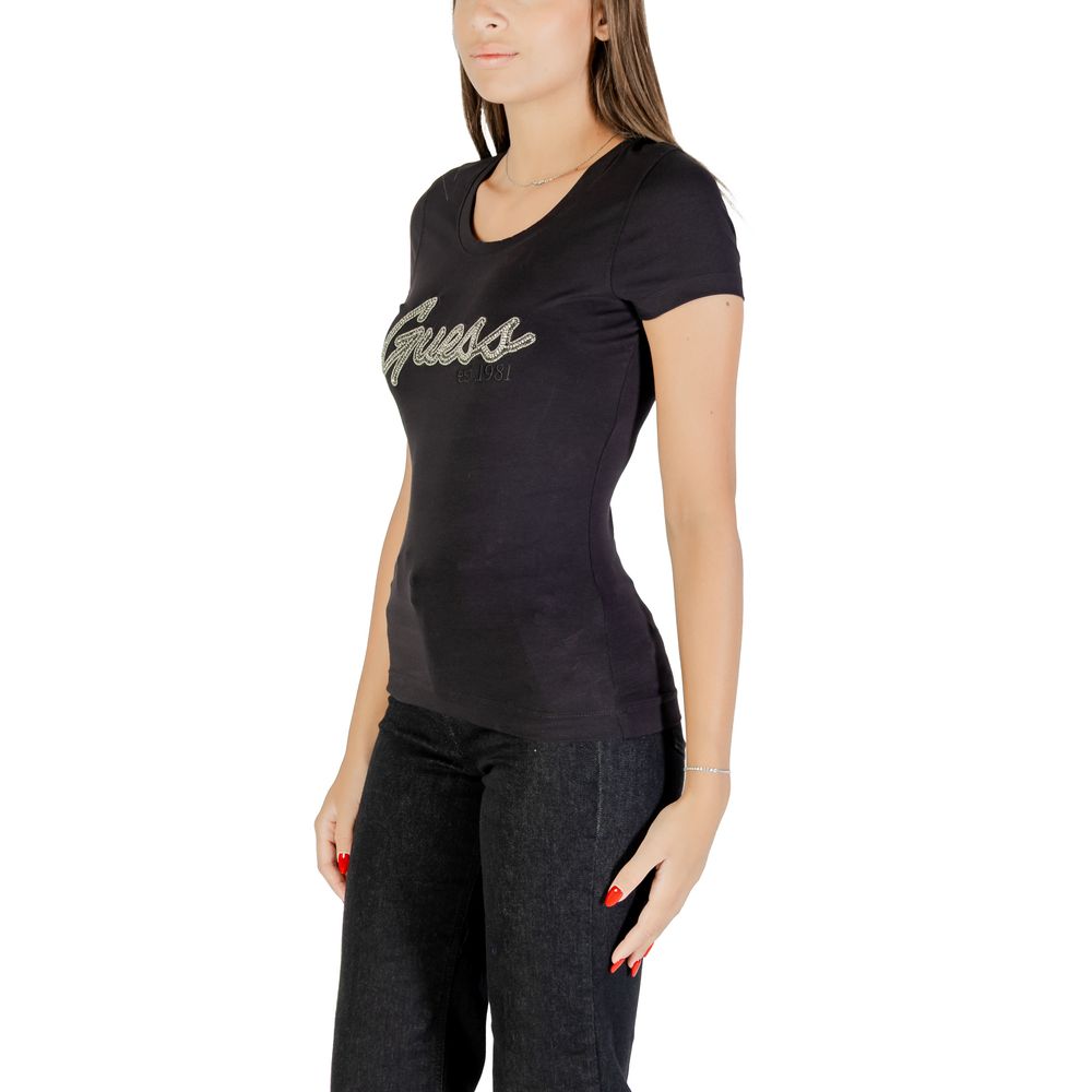 Black Cotton T-Shirt