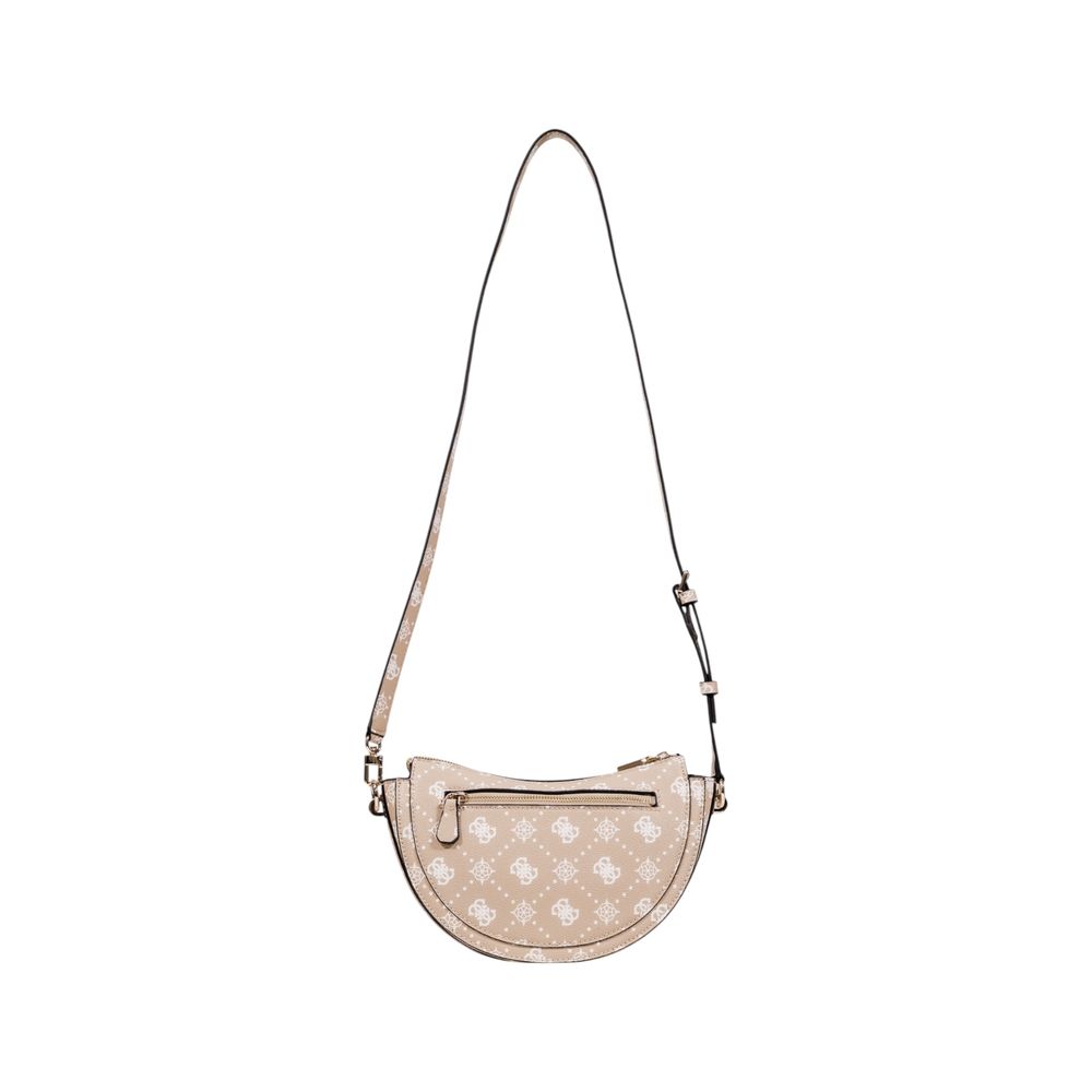 Beige Polyethylene Handbag