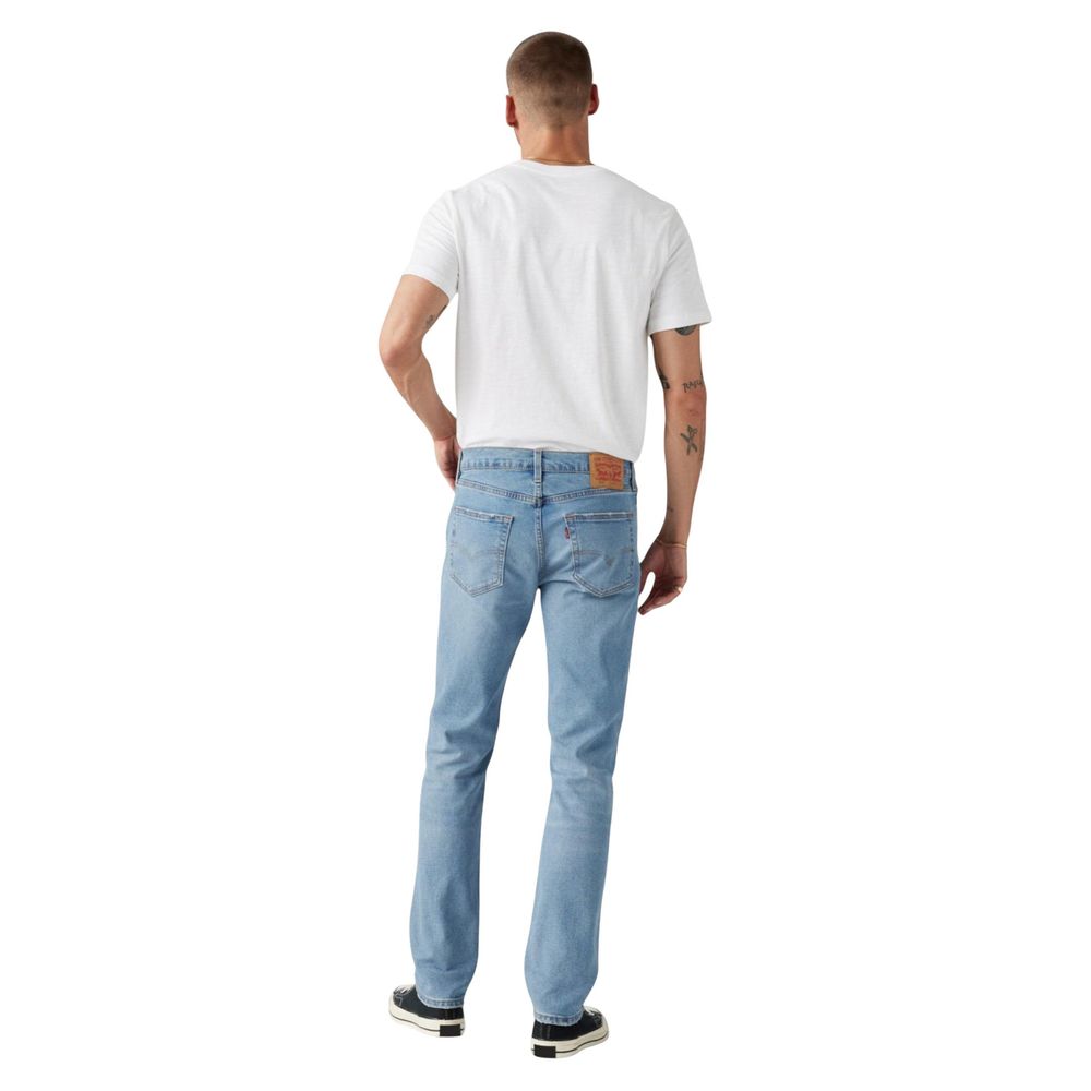 Light Blue Cotton Skinny Jeans