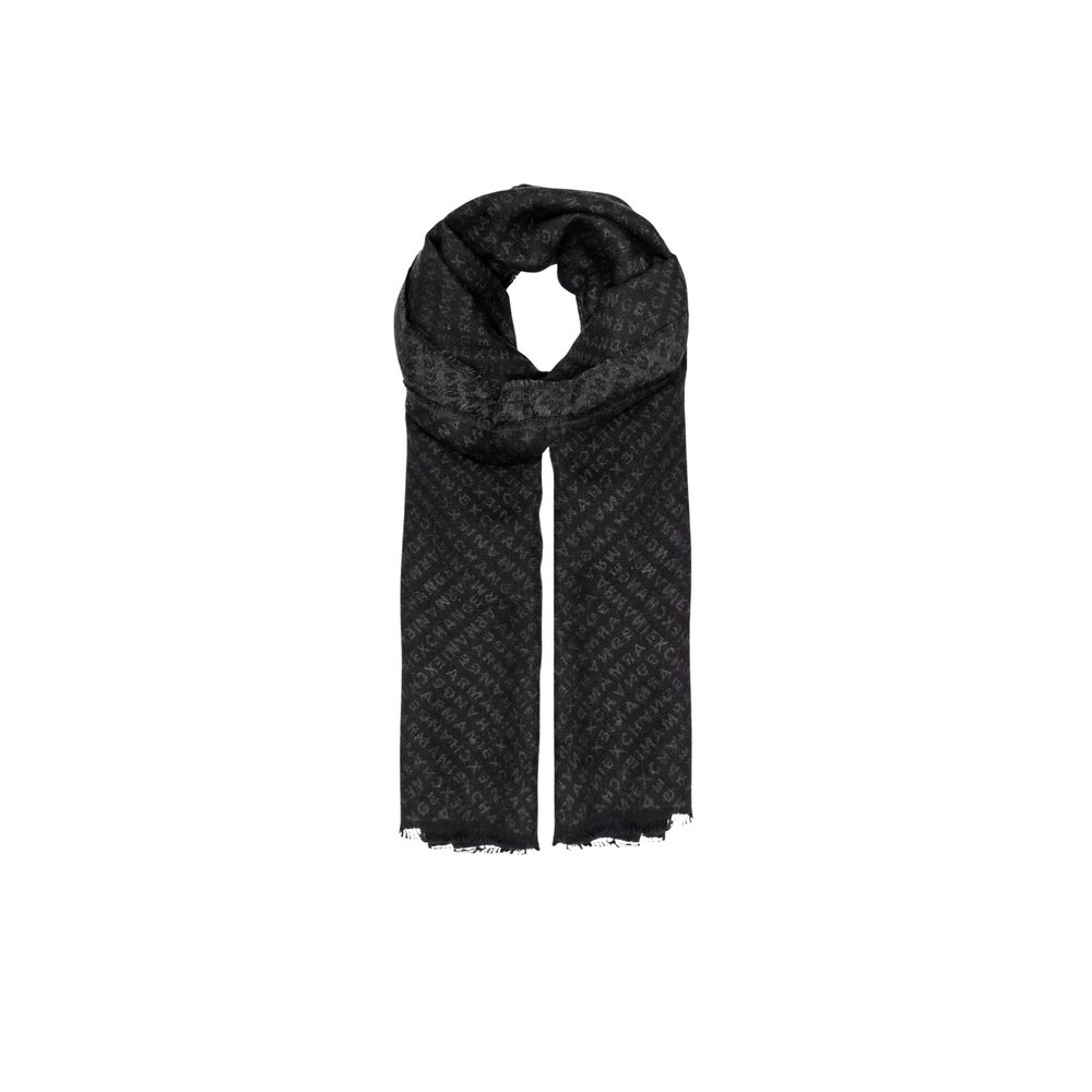 Black Viscose Scarf