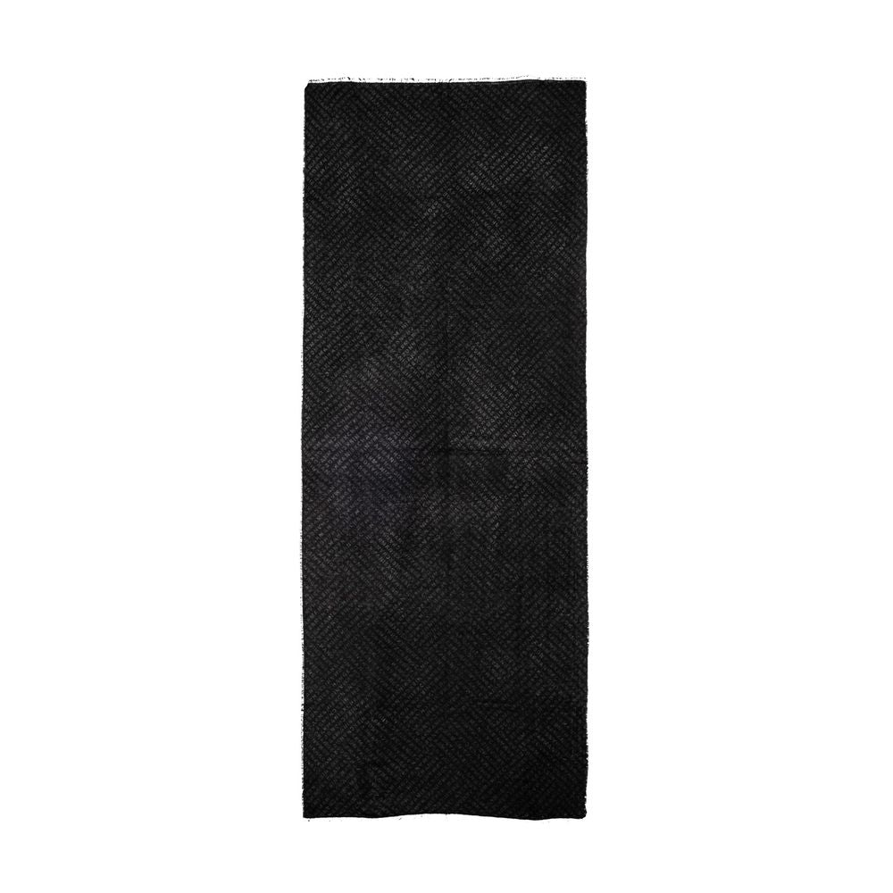 Black Viscose Scarf
