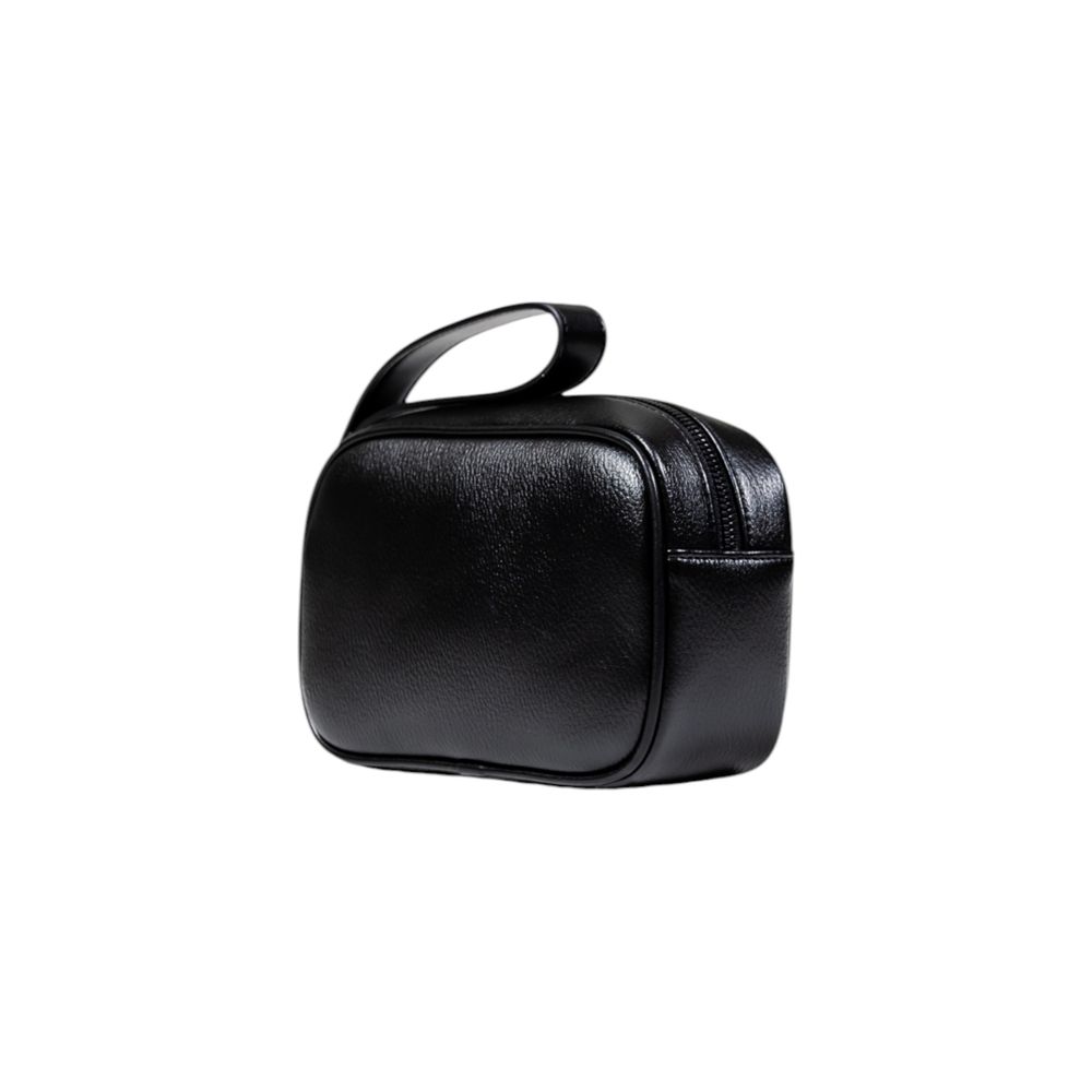 Black Polyester Clutch Bag