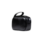 Black Polyester Clutch Bag