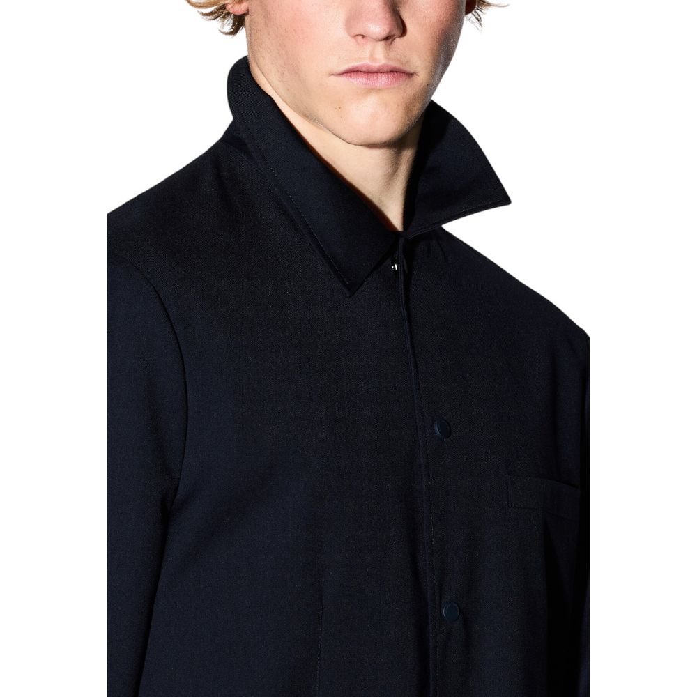 Black Polyester Blazer