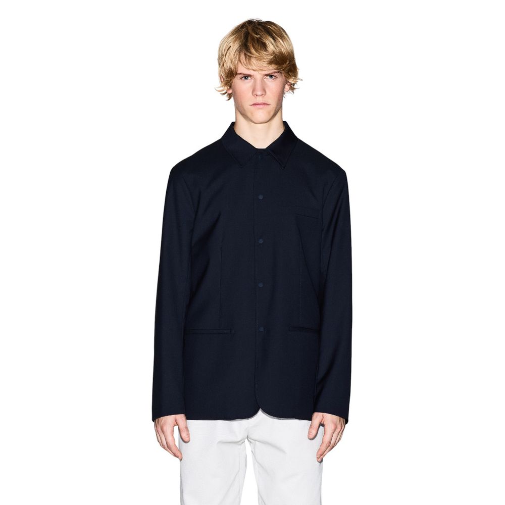 Black Polyester Blazer