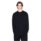Black Cotton Sweatshirt